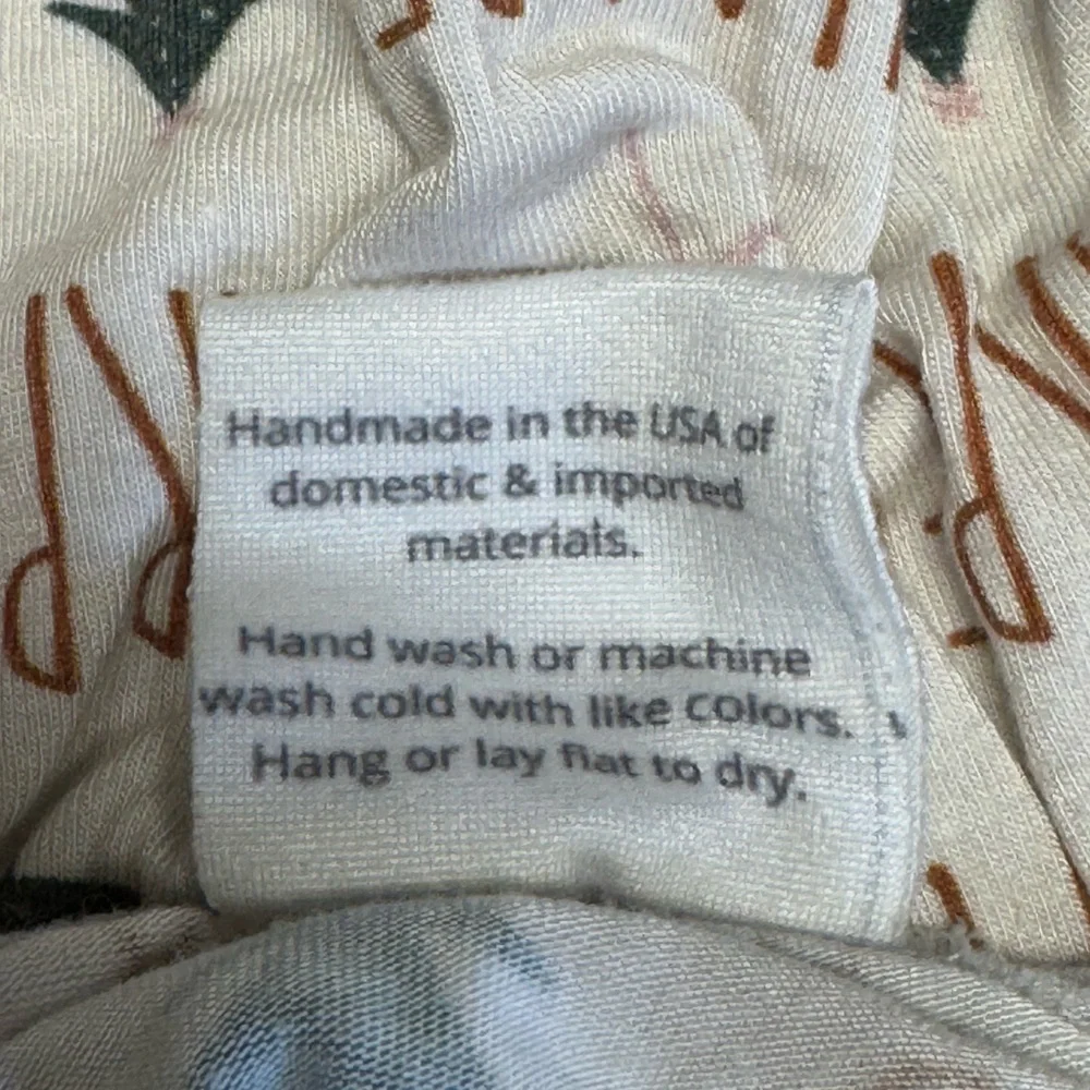 Harper Handmade Two Piece Pajamas SZ 4T Christmas Trees